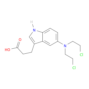 3-{5-[bis(2-chloroethyl)amino]-1h-indol-3-yl}propanoic acid