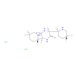 (3s,6s)-3,6-bis[(2s,5r)-5-chloropiperidin-2-yl]piperazine-2,5-dione dihydrochloride