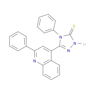 4-苯基-5-(2-苯基喹啉-4-基)-4H-1,2,4-三唑-3-硫醇