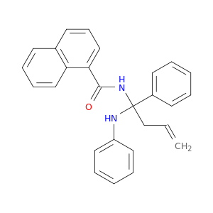 1-Naphthalenecarboxamide, N-[1-phenyl-1-(phenylamino)-3-butenyl]-