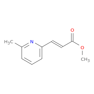 2-Propenoic acid, 3-(6-methyl-2-pyridinyl)-, methyl ester, (2E)-