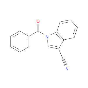 1H-Indole-3-carbonitrile, 1-benzoyl-