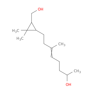 Cyclopropanemethanol, 3-(7-hydroxy-3-methyl-3-octenyl)-2,2-dimethyl-