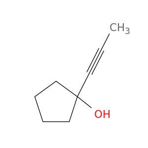 Cyclopentanol, 1-(1-propynyl)-