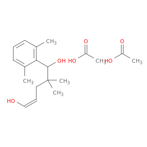 1-Pentene-1,5-diol, 5-(2,6-dimethylphenyl)-4,4-dimethyl-, diacetate, (Z)-