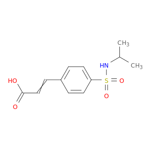 3-{4-[(Propan-2-yl)sulfamoyl]phenyl}prop-2-enoic Acid