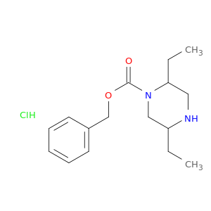 benzyl 2,5-diethylpiperazine-1-carboxylate hydrochloride