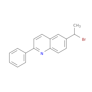 Quinoline, 6-(1-bromoethyl)-2-phenyl-