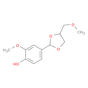 Phenol, 2-methoxy-4-[4-(methoxymethyl)-1,3-dioxolan-2-yl]-