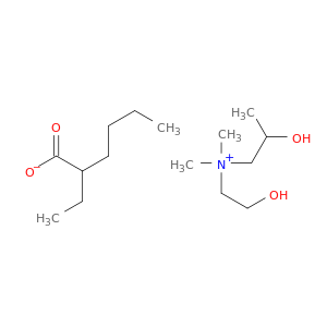 N-(2-Hydroxyethyl)-N-(2-hydroxypropyl)-N,N-dimethyl ammonium 2-ethylhexanoate