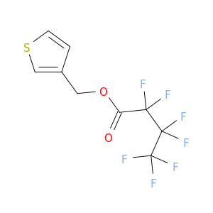 Butanoic acid, heptafluoro-, 3-thienylmethyl ester