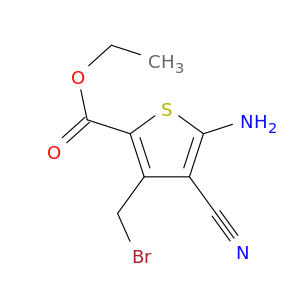 Ethyl 5-amino-3-(bromomethyl)-4-cyanothiophene-2-carboxylate
