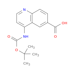 4-((tert-Butoxycarbonyl)amino)quinoline-6-carboxylic acid
