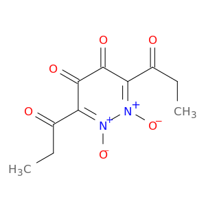 4,5-Pyridazinedione, 3,6-bis(1-oxopropyl)-, 1,2-dioxide
