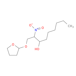 3-Nonanol, 2-nitro-1-[(tetrahydro-2-furanyl)oxy]-