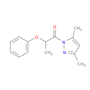 1H-Pyrazole, 3,5-dimethyl-1-(1-oxo-2-phenoxypropyl)-