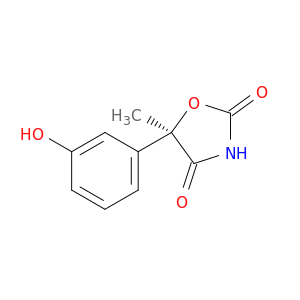 2,4-Oxazolidinedione, 5-(3-hydroxyphenyl)-5-methyl-, (5R)-