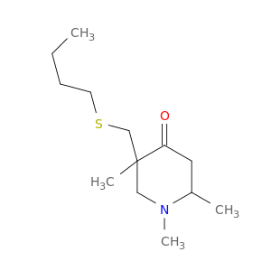 4-Piperidinone, 5-[(butylthio)methyl]-1,2,5-trimethyl-