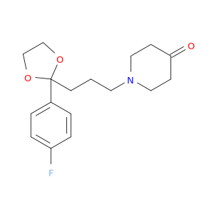 4-Piperidinone, 1-[3-[2-(4-fluorophenyl)-1,3-dioxolan-2-yl]propyl]-