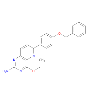 Pyrido[3,2-d]pyrimidin-2-amine, 4-ethoxy-6-[4-(phenylmethoxy)phenyl]-