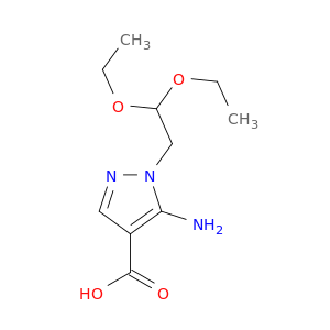 5-amino-1-(2,2-diethoxyethyl)-1H-pyrazole-4-carboxylic acid