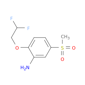 2-(2,2-Difluoroethoxy)-5-methanesulfonylaniline