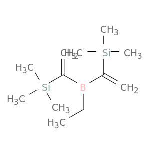 (1-(ETHYL[1-(TRIMETHYLSILYL)VINYL]BORYL)VINYL)(TRIMETHYL)SILANE