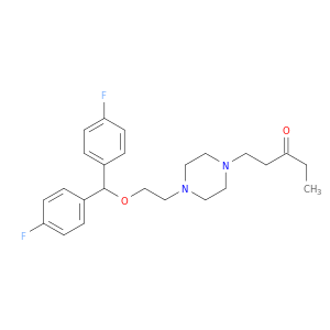 3-Pentanone, 1-[4-[2-[bis(4-fluorophenyl)methoxy]ethyl]-1-piperazinyl]-