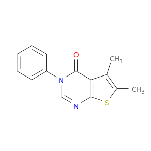Thieno[2,3-d]pyrimidin-4(3H)-one, 5,6-dimethyl-3-phenyl-