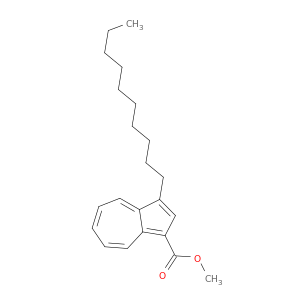 1-Azulenecarboxylic acid, 3-decyl-, methyl ester
