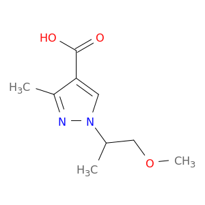1-(1-methoxypropan-2-yl)-3-methyl-1H-pyrazole-4-carboxylic acid