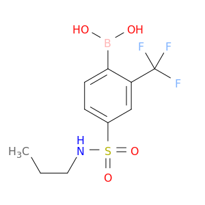 硼酸,B-[4-[(丙基)磺酰基]-2-(三氟甲基)苯基]-
