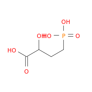 Butanoic acid, 2-hydroxy-4-phosphono-