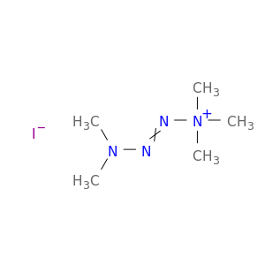 2-Tetrazenium, 1,1,1,4,4-pentamethyl-, iodide