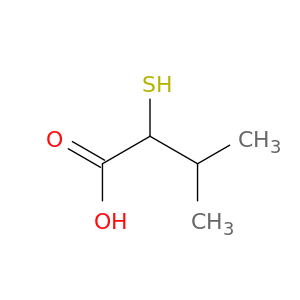 Butanoic acid, 2-mercapto-3-methyl-