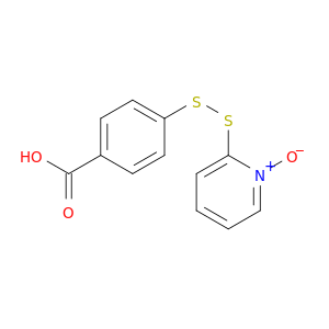Benzoic acid, 4-[(1-oxido-2-pyridinyl)dithio]-