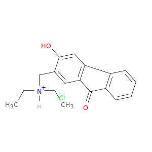 DIETHYL-[(3-HYDROXY-9-OXO-FLUOREN-2-YL)METHYL]AZANIUM CHLORIDE