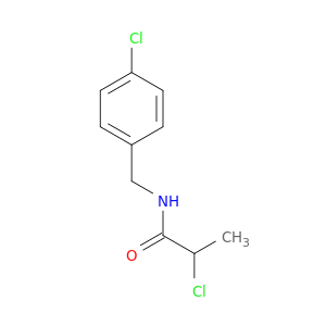 2-Chloro-N-[(4-chlorophenyl)methyl]propanamide