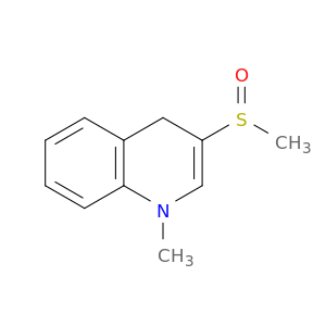 Quinoline, 1,4-dihydro-1-methyl-3-(methylsulfinyl)-