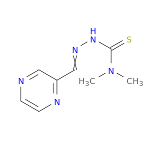 Hydrazinecarbothioamide, N,N-dimethyl-2-(pyrazinylmethylene)-