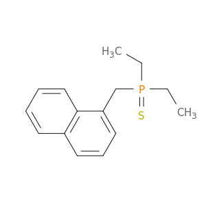 Phosphine sulfide, diethyl(1-naphthalenylmethyl)-
