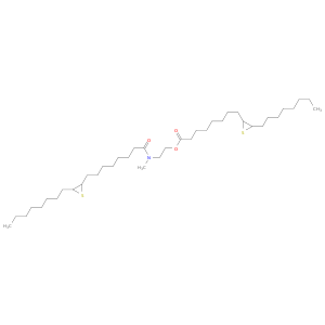 2-Thiiraneoctanoicacid, 3-octyl-, 2-[methyl[8-(3-octyl-2-thiiranyl)-1-oxooctyl]amino]ethyl ester
