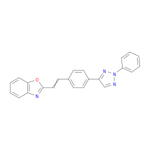 Benzoxazole, 2-[2-[4-(2-phenyl-2H-1,2,3-triazol-4-yl)phenyl]ethenyl]-
