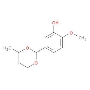 Phenol, 2-methoxy-5-(4-methyl-1,3-dioxan-2-yl)-