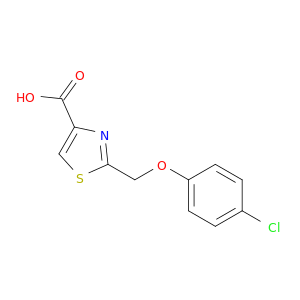 2-(4-Chlorophenoxymethyl)-1,3-thiazole-4-carboxylic Acid