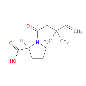 L-Proline, 1-(3,3-dimethyl-1-oxo-4-pentenyl)-