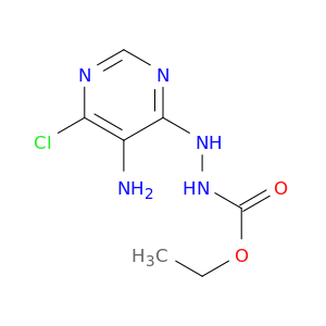 ethyl 2-(5-amino-6-chloropyrimidin-4-yl)hydrazinecarboxylate