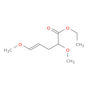 4-Pentenoic acid, 2,5-dimethoxy-, ethyl ester, (E)-