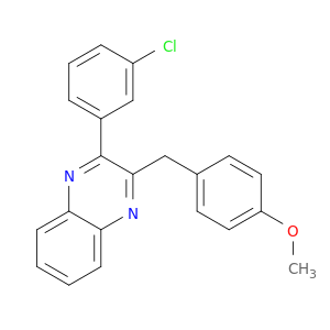 Quinoxaline, 2-(3-chlorophenyl)-3-[(4-methoxyphenyl)methyl]-