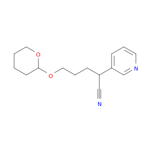 3-Pyridineacetonitrile,a-[3-[(tetrahydro-2H-pyran-2-yl)oxy]propyl]-